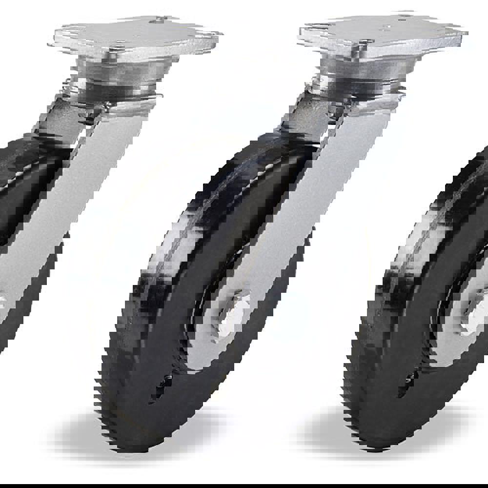 Swivel Top Plate Caster: Phenolic, 8